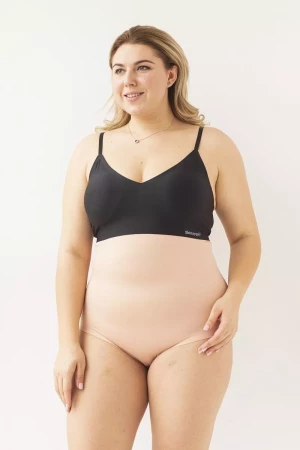 Набор из 2 бесшовных бюстгальтеров - черного и белого