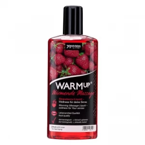 Разогревающее масло WARMup Strawberry - 150 мл.