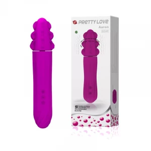 Вибромассажер-ротатор с рельефной массирующей головкой