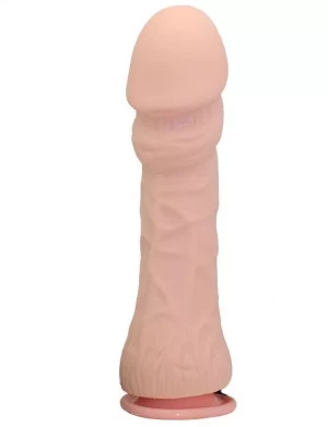 Вибратор-гигант на присоске из реалистичного материала - 24 см.