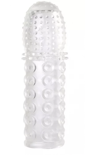Прозрачная закрытая гелевая насадка - 13,5 см.