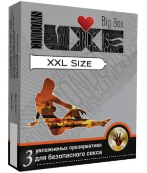 Презервативы большого размера LUXE Big Box XXL size - 3 шт.
