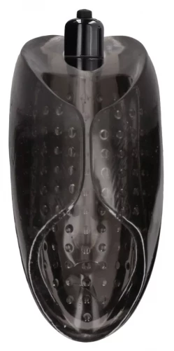 Черный мастурбатор Vibrating Masturbator №71