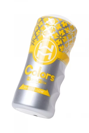 Мультирельефный мастурбатор MensMax Colors - Frill Yellow