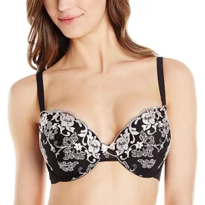 Пуш-ап бюстгальтер Priscilla с цветочной вышивкой
