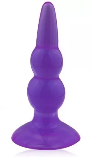 Фиолетовая анальная пробка Bulbs Probe - 12,2 см.