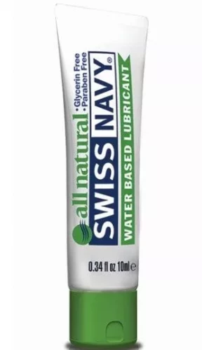 Гипоаллергенный лубрикант Swiss Navy All Natural Water Base Lubricant - 10 мл.