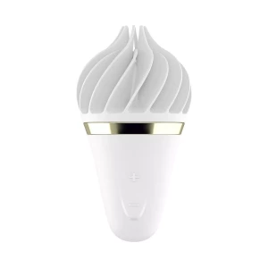 Белый вибратор-спиннер Satisfyer Sweet Treat