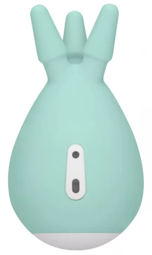 Зеленый клиторальный стимулятор Luscious с тремя отростками