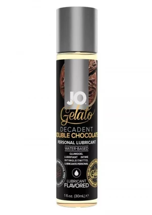 Лубрикант с ароматом шоколада JO GELATO DECADENT DOUBLE CHOCOLATE - 30 мл.