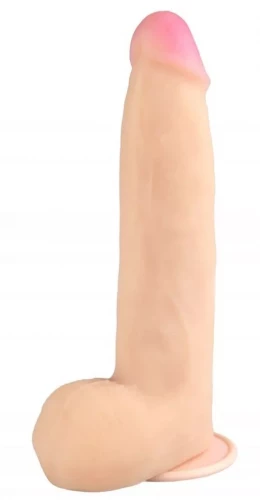 Телесный реалистичный фаллоимитатор Flex Fix Sistem №81 - 20,5 см.