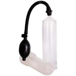 Прозрачный вакуумный массажер-помпа Seaman с силиконовой вставкой