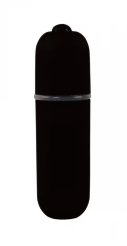 Черная вибропуля Power Bullet - 6,2 см.