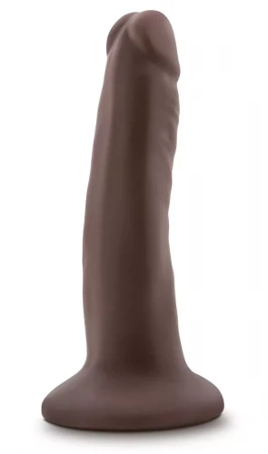 Коричневый фаллоимитатор 5.5 Inch Cock With Suction Cup - 14 см.
