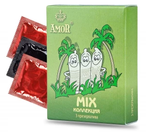 Микс-набор презервативов AMOR Mix 