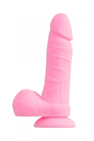 Розовый фаллоимитатор Scot - 20 см.