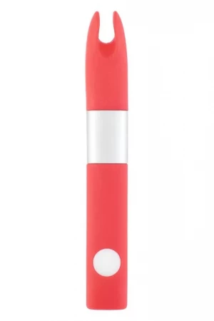 Красный клиторальный вибратор с 4Gb USB памяти и 7 режимами вибрации