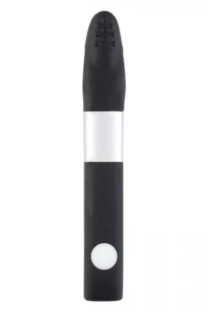 Чёрный клиторальный вибратор с 8Gb USB памяти и 7 режимами вибрации