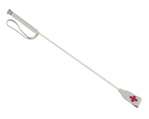 Белый стек с деревянной рукоятью - 70 см.