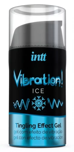 Жидкий интимный гель с эффектом вибрации Vibration! Ice - 15 мл.