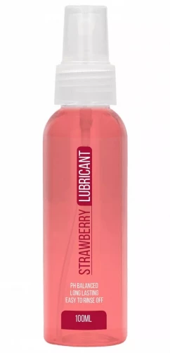 Лубрикант на водной основе с ароматом клубники Strawberry Lubricant - 100 мл.