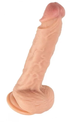 Телесный реалистичный фаллоимитатор Dylan - 22,5 см.