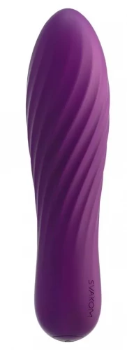 Фиолетовая вибропуля Tulip - 10,6 см.