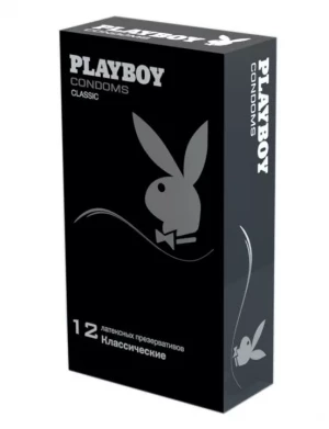 Классические гладкие презервативы Playboy Classic - 12 шт.