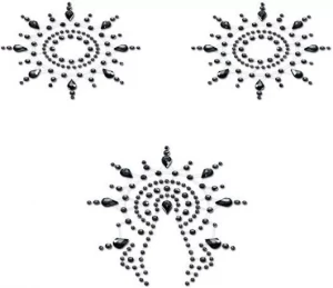 Набор наклеек из черных страз Petits Joujoux Gloria