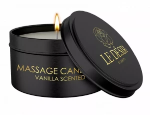 Массажная свеча с ароматом ванили Massage Candle Vanilla Scented - 100 гр.