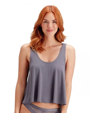 Топ из вискозы свободного кроя