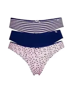 Набор из 3 розово-синих трусов Alice