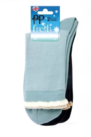 Хлопковые антибактериальные носки (2 пары в упаковке)