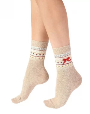 Красивые носочки в новогоднем стиле