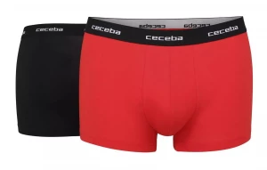 Набор из 2 трусов-боксеров - красных и черных