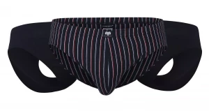 Набор из 3 мужских трусов-слип синего цвета