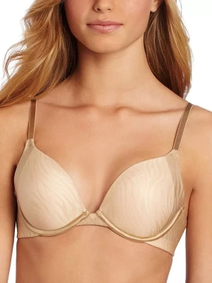 Бюстгальтер пуш-ап с гладкими чашками на каркасах